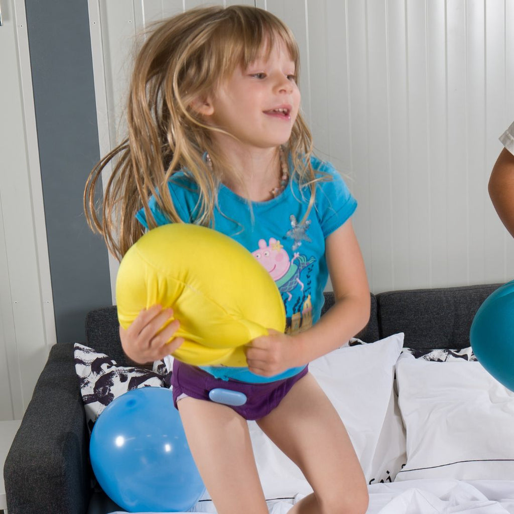 Pjama Bedwetting Treatment KIT - Unisex Briefs Underwear (purple) & Alarm. Wireless Bedwetting Alarm Australia