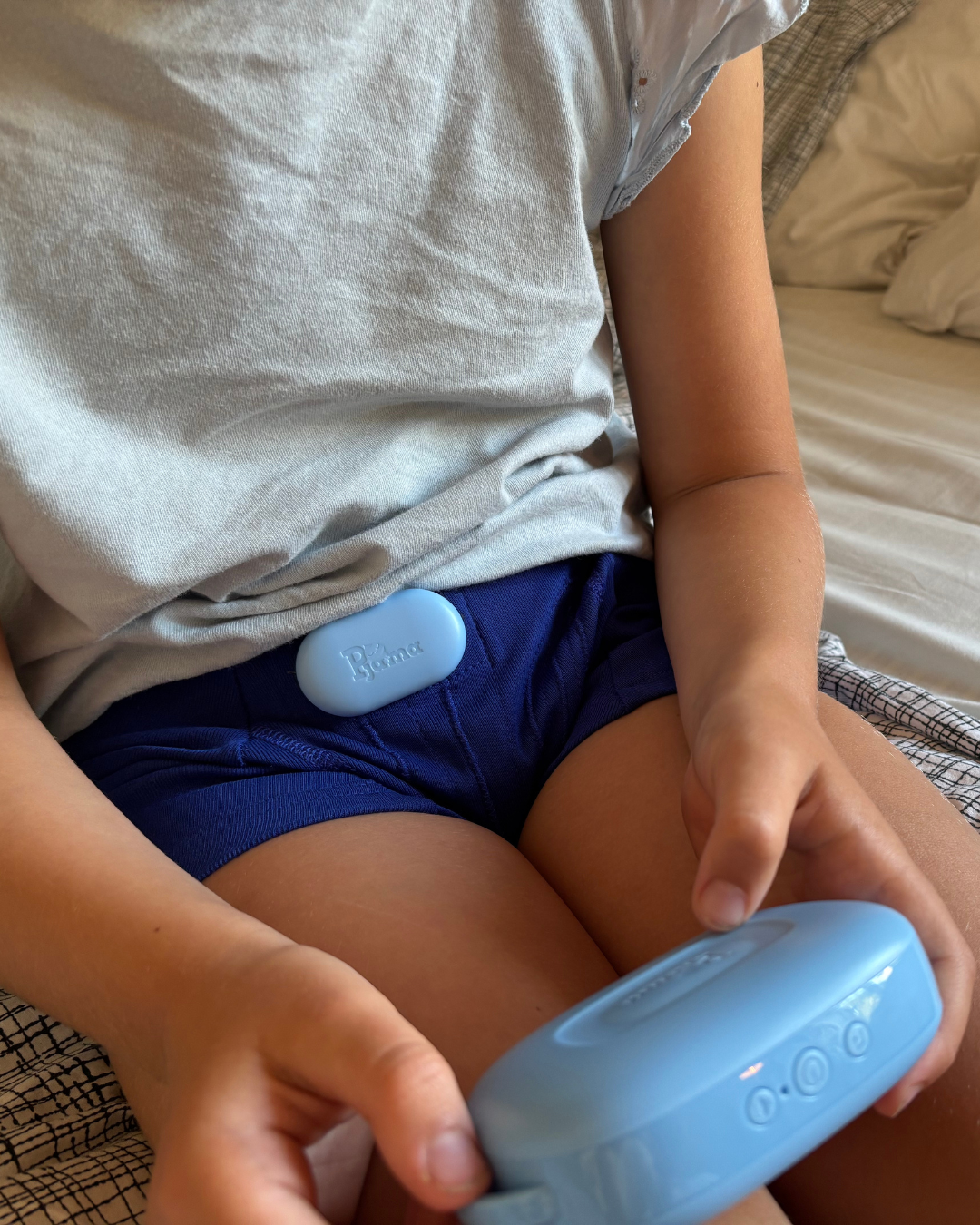 Pjama Bedwetting Treatment KIT - Boxer Underwear (dark blue) & Alarm