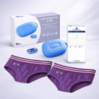 Pjama Bedwetting Treatment KIT - Unisex Briefs Underwear (purple) & Alarm