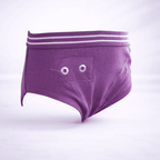 Pjama Bedwetting Treatment Unisex Briefs Underwear (purple)