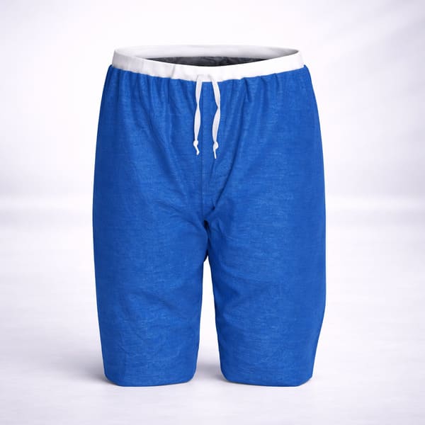 Pjama Bedwetting Shorts (BLUE) for Adults